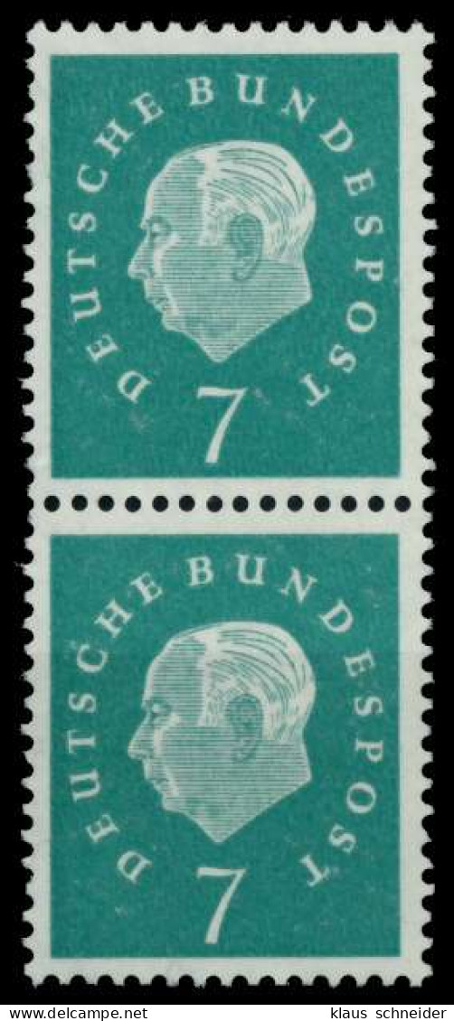 BRD DS HEUSS 3 Nr 302 Postfrisch SENKR PAAR X90005E - Unused Stamps
