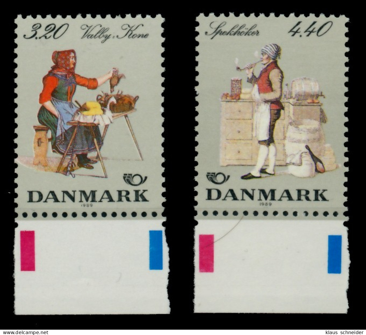 DÄNEMARK 1989 Nr 947-948 Postfrisch URA X90DD96 - Unused Stamps