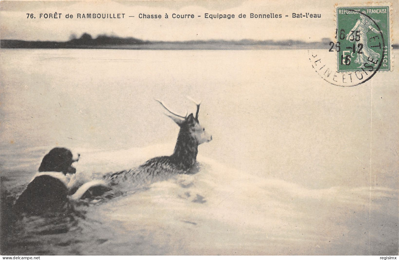 78-RAMBOUILLET-CHASSE A COURRE-N°522-D/0121 - Rambouillet