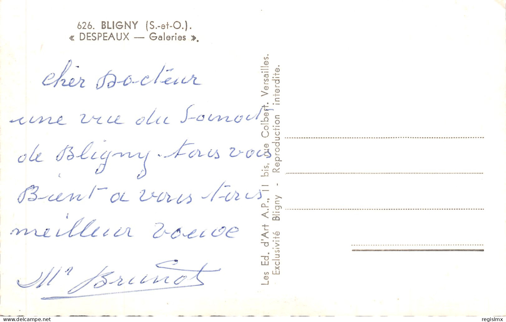 91-BLIGNY-N°522-H/0025 - Other & Unclassified