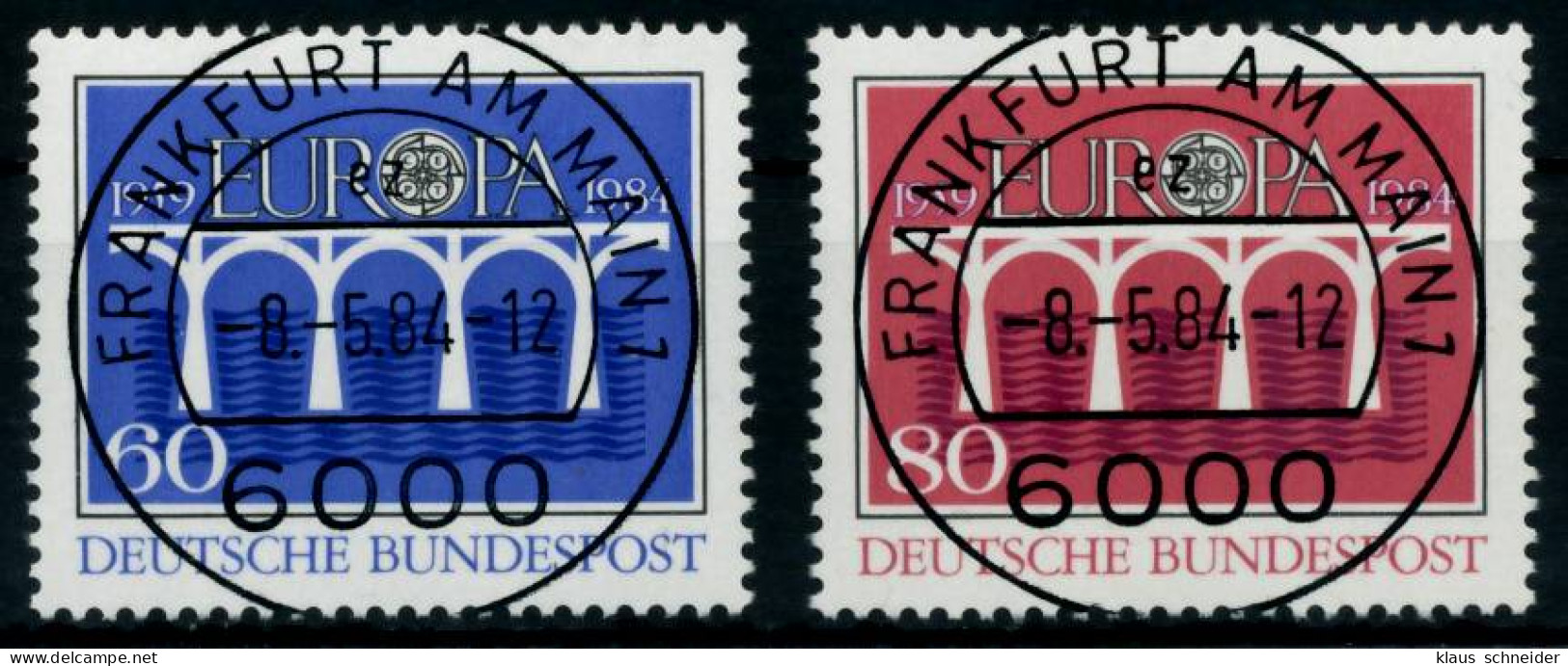 BRD BUND 1984 Nr 1210-1211 Zentrisch Gestempelt X6A648E - Used Stamps