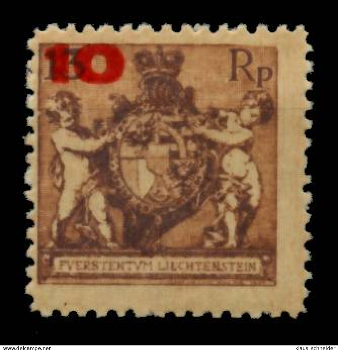 LIECHTENSTEIN 1924 Nr 62B Postfrisch X6A8A7A - Unused Stamps