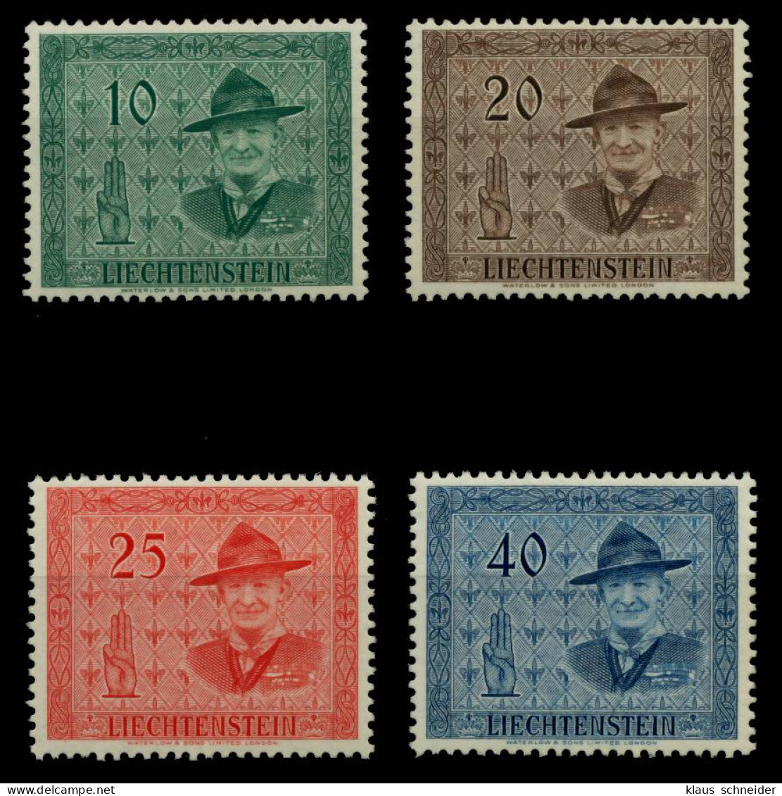 LIECHTENSTEIN 1953 Nr 315-318 Postfrisch X6A8C4E - Unused Stamps