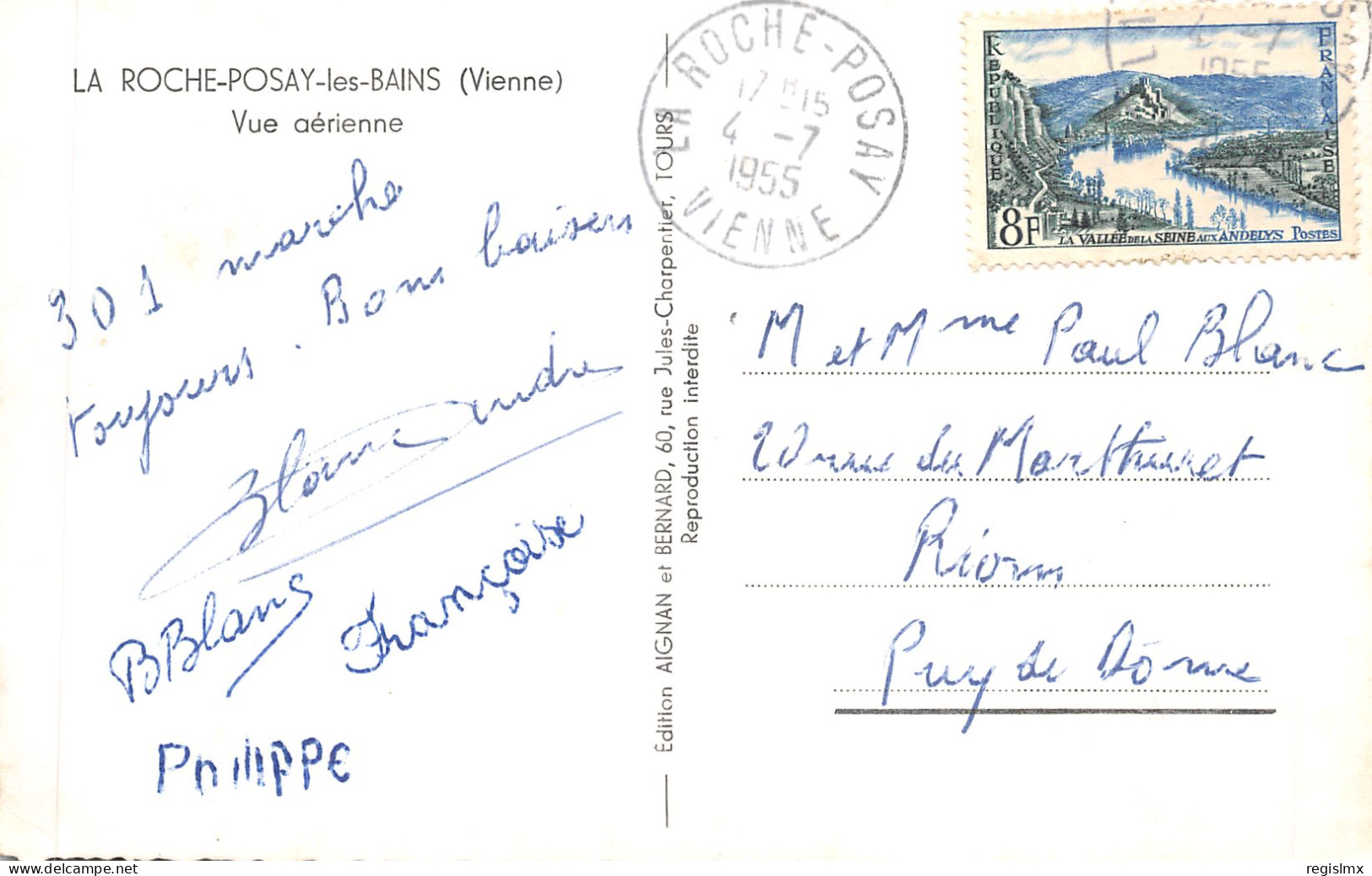 86-LA ROCHE POSAY LES BAINS-N°522-F/0213 - La Roche Posay