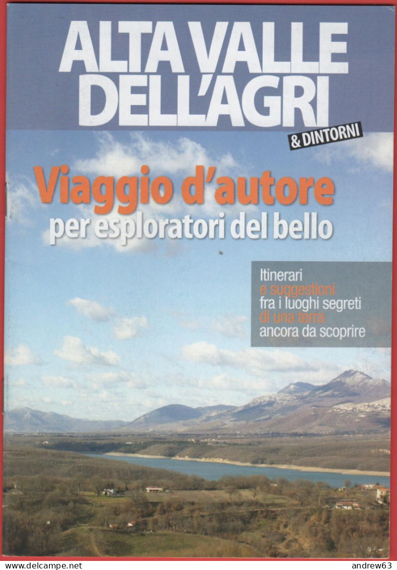 ITALIA - ITALY - ITALIE - Basilicata - Alta Valle Dell'Agri - Guida Informativa Turistica - Toeristische Brochures