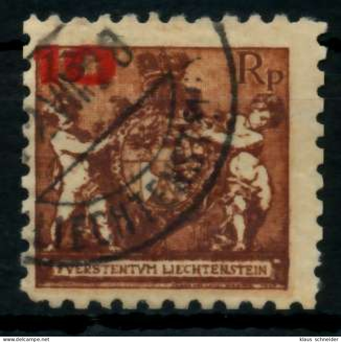 LIECHTENSTEIN 1924 Nr 62A Gestempelt X6F6DEA - Used Stamps