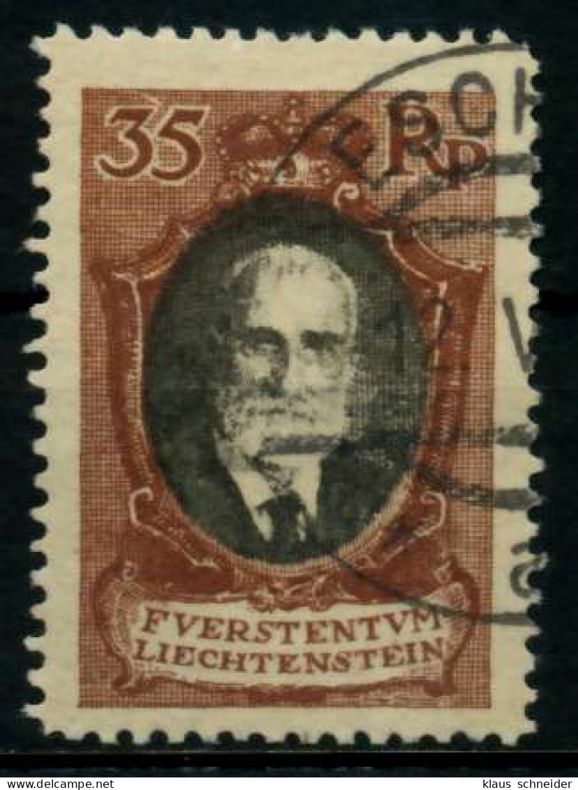 LIECHTENSTEIN 1921 Nr 56B Gestempelt X7000D6 - Gebruikt