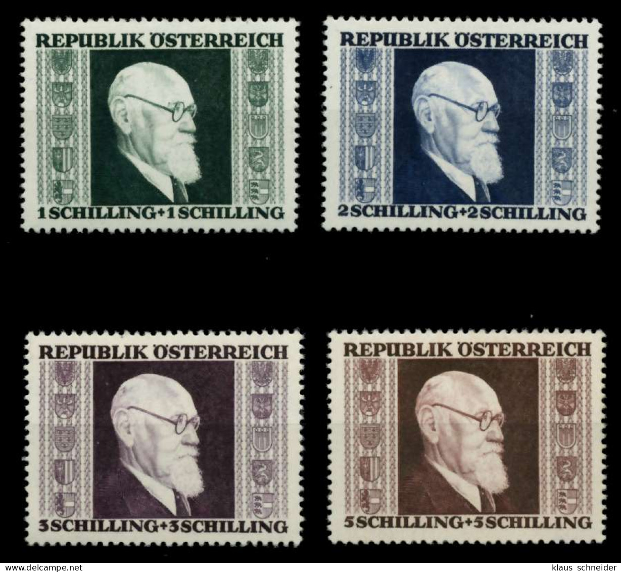 ÖSTERREICH 1946 Nr 772A-775A Postfrisch S23E14E - Neufs