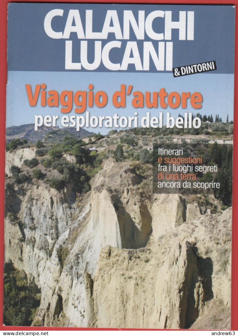 ITALIA - ITALY - ITALIE - Basilicata - Calanchi Lucani - Guida Informativa Turistica - Toeristische Brochures