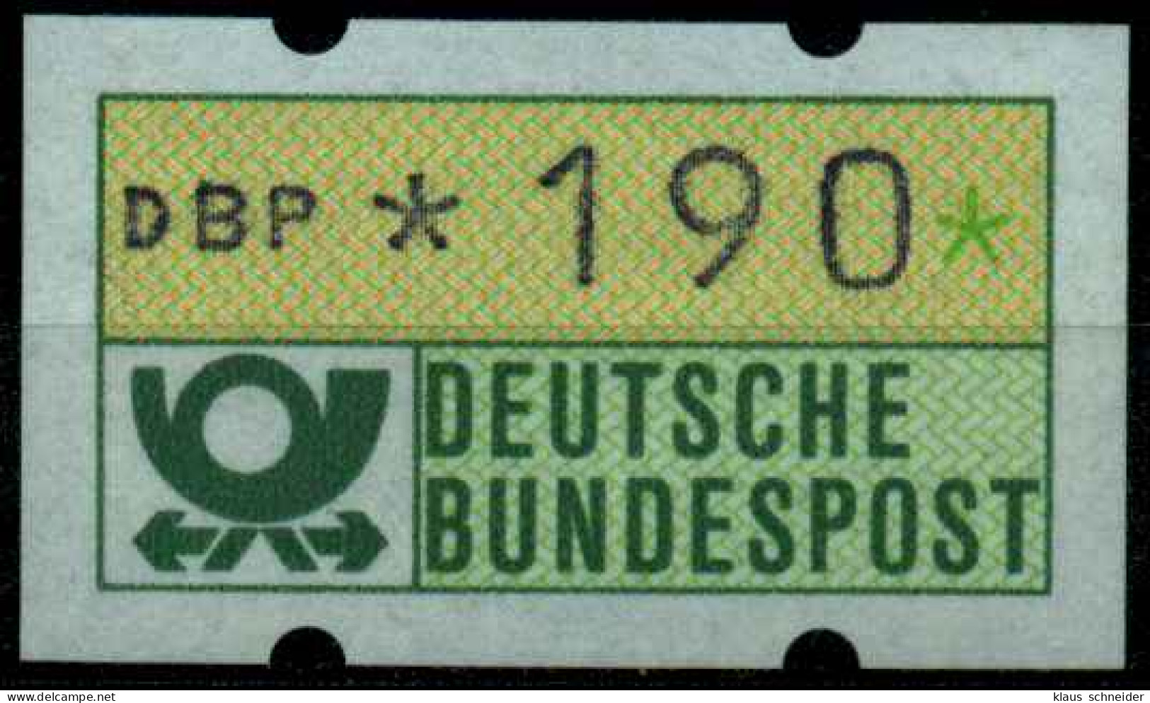 BRD ATM 1981 Nr 1-1-190R Postfrisch S2E30A6 - Timbres De Distributeurs [ATM]