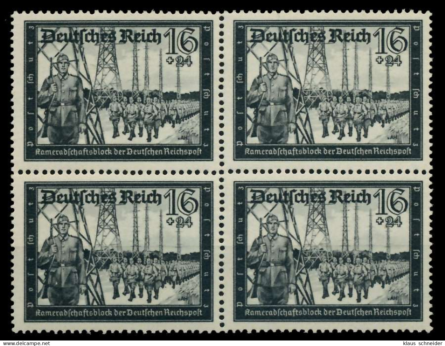 3. REICH 1941 Nr 776 Postfrisch VIERERBLOCK X77D732 - Unused Stamps