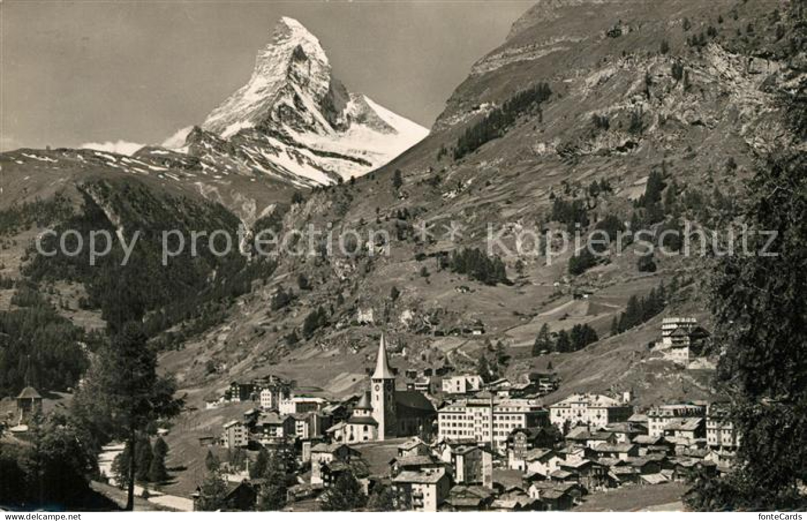 13308031 Zermatt VS Mit Matterhorn Zermatt VS - Sonstige & Ohne Zuordnung