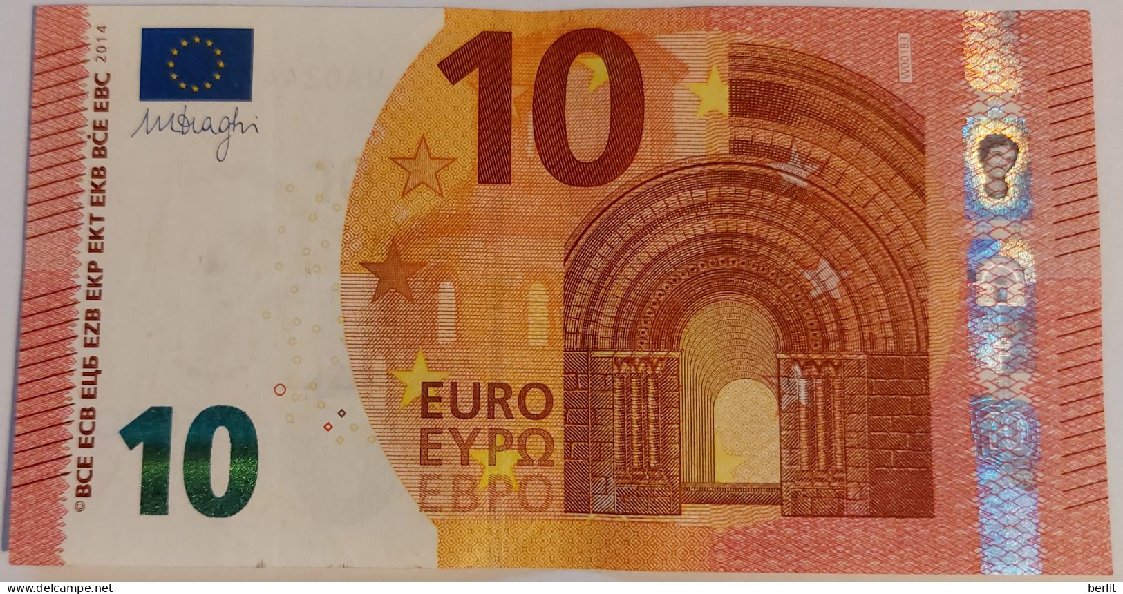 10 EURO 2014 DRAGHI W001B3 - 10 Euro