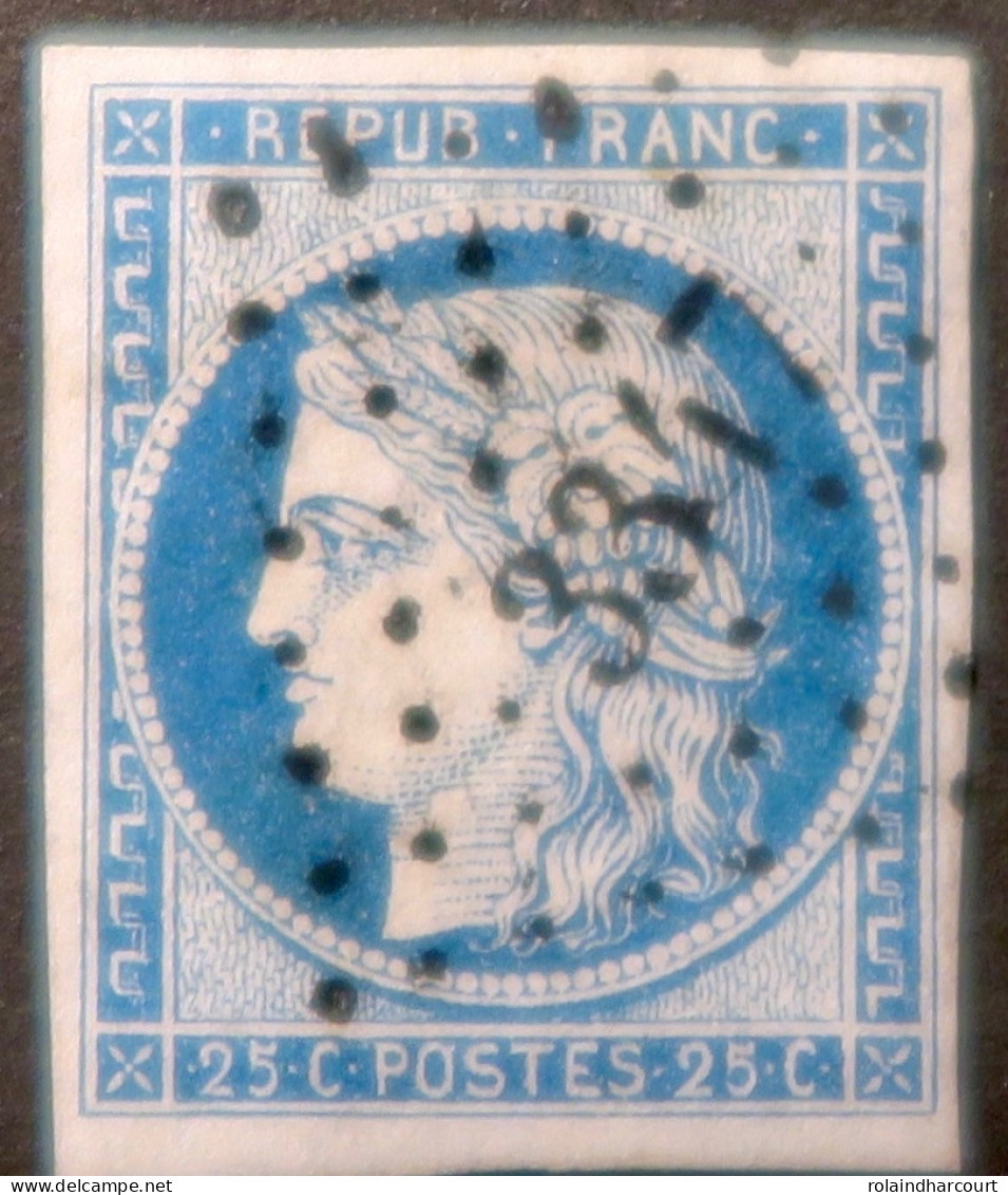 X1119 - FRANCE - CERES N°4 - PC 3347 : THIERS (Puy De Dome) INDICE 3 - 1849-1850 Cérès