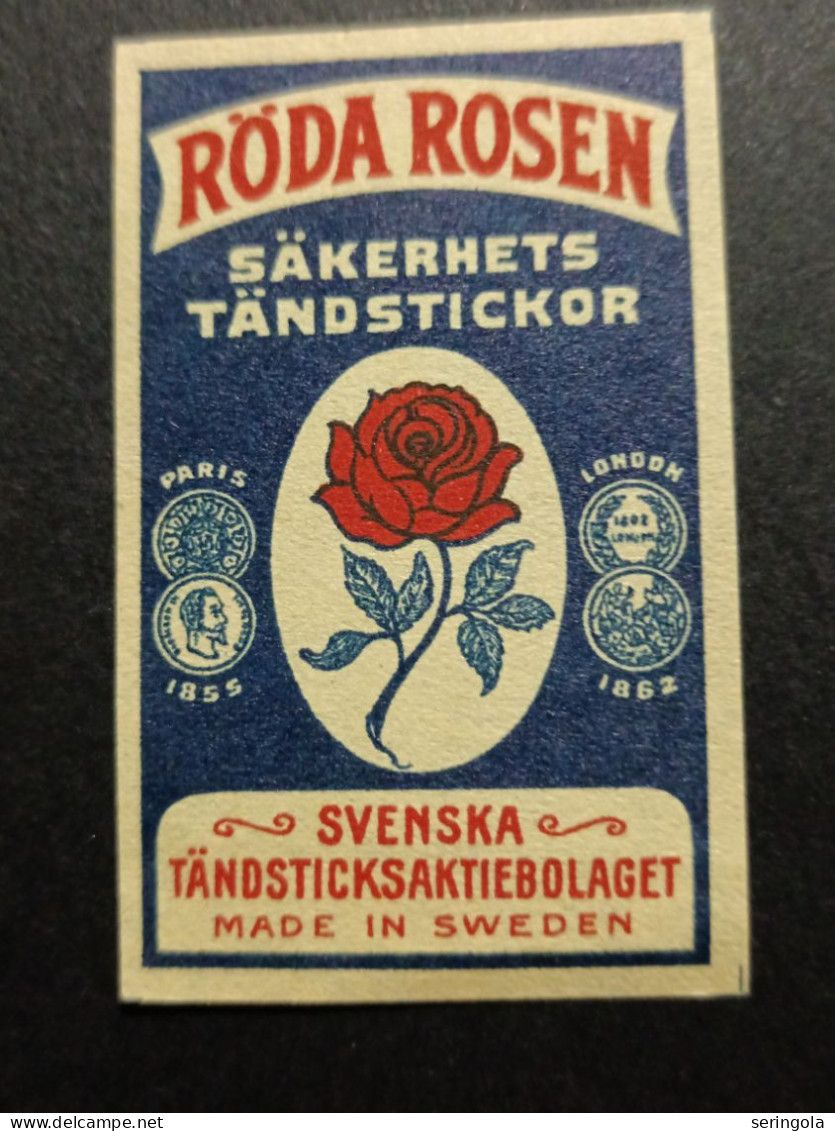 Manufactured Sweden - Matchbox Labels