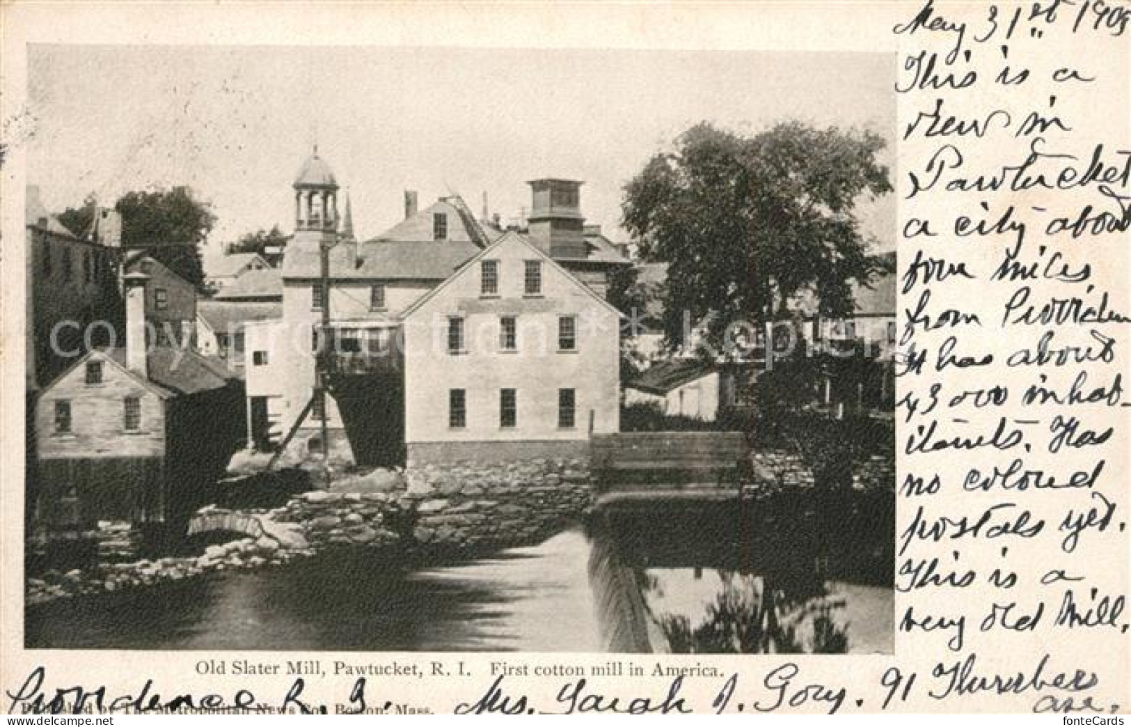 13307929 Pawtucket Old Slater Mill - Other & Unclassified