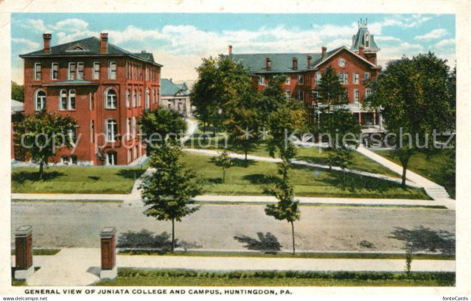 13307920 Huntington Pennsylvania General View Of Juniata College And Campus Hunt - Autres & Non Classés