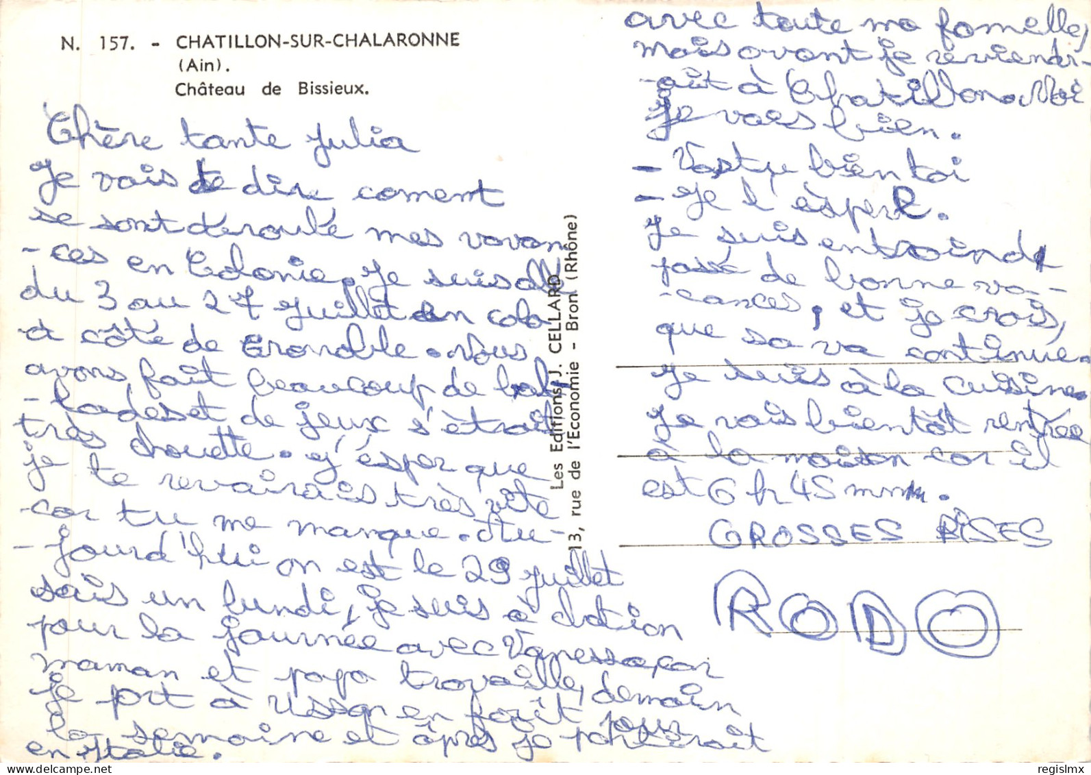 01-CHATILLON SUR CHALARONNE-N°524-A/0123 - Châtillon-sur-Chalaronne