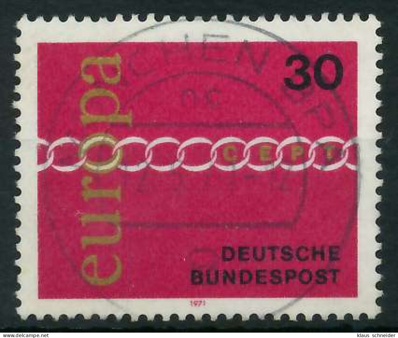 BRD BUND 1971 Nr 676 Zentrisch Gestempelt X8369B6 - Gebruikt