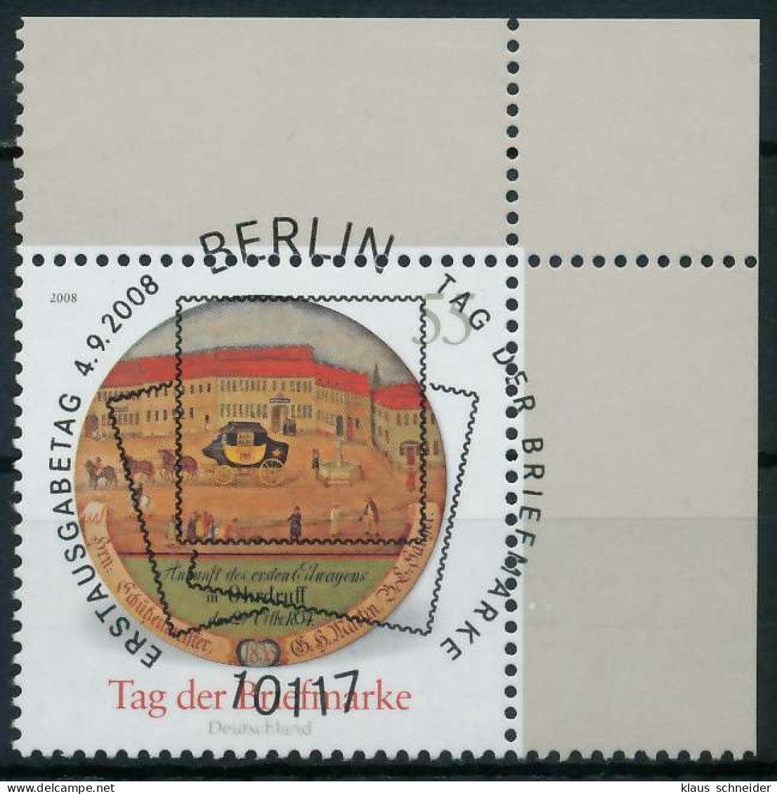 BRD BUND 2008 Nr 2692 ESST Zentrisch Gestempelt ECKE-ORE X848742 - Used Stamps