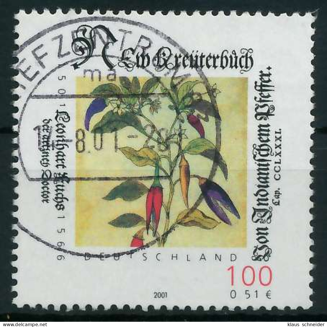 BRD 2001 Nr 2161 Gestempelt X84AD42 - Used Stamps