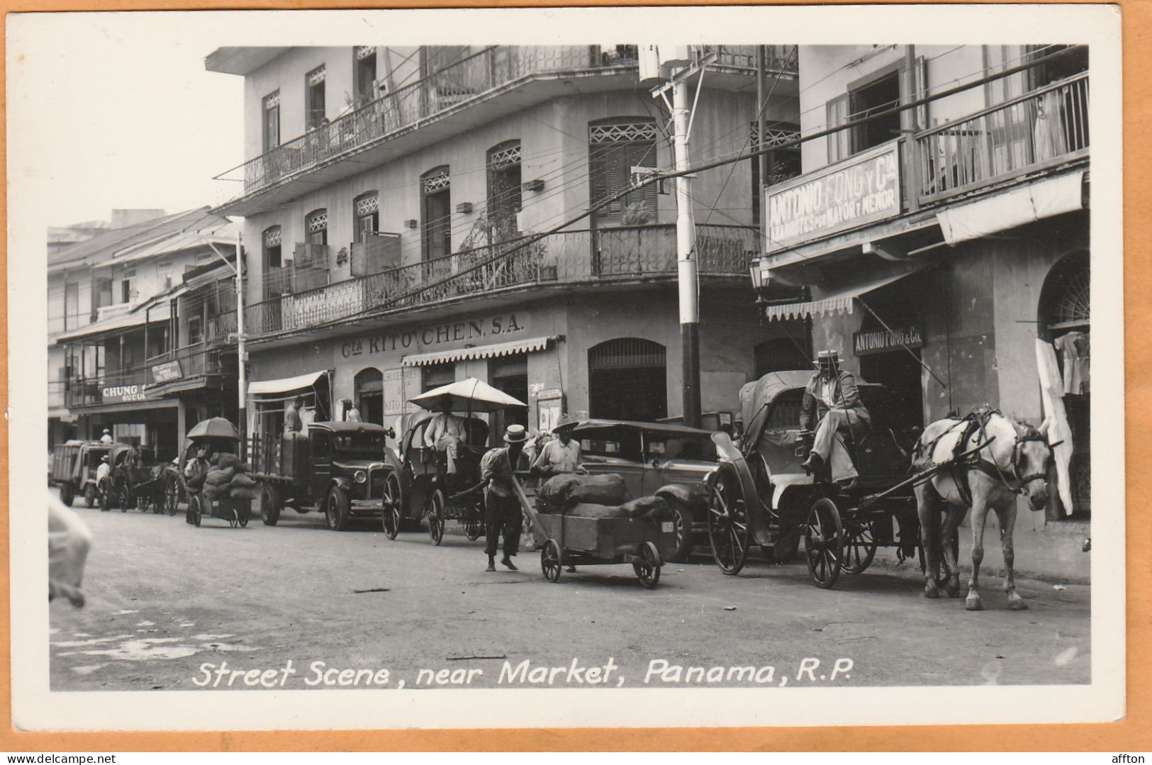 Panama Old Real Photo Postcard - Panamá