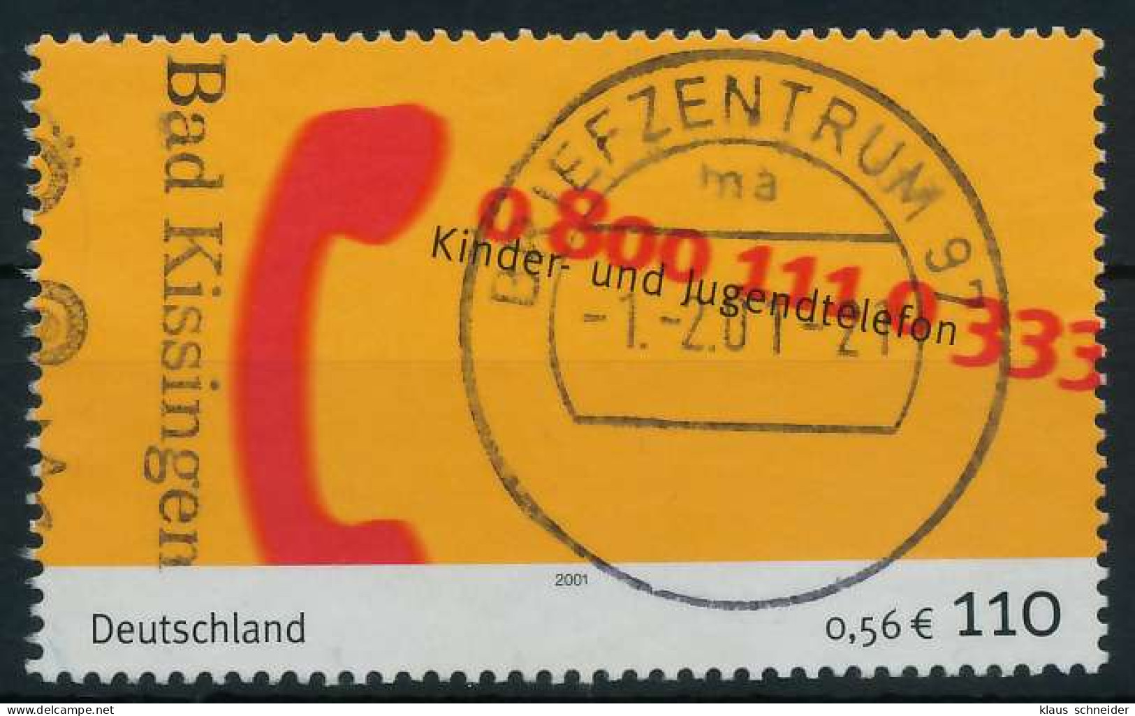 BRD 2001 Nr 2164 Zentrisch Gestempelt X84D4D2 - Used Stamps
