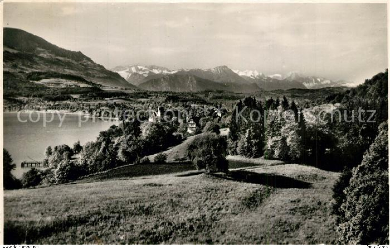 13307493 Risch Landschaftspanorama Kurhaus Waldheim Am Zugersee Alpen Risch - Autres & Non Classés