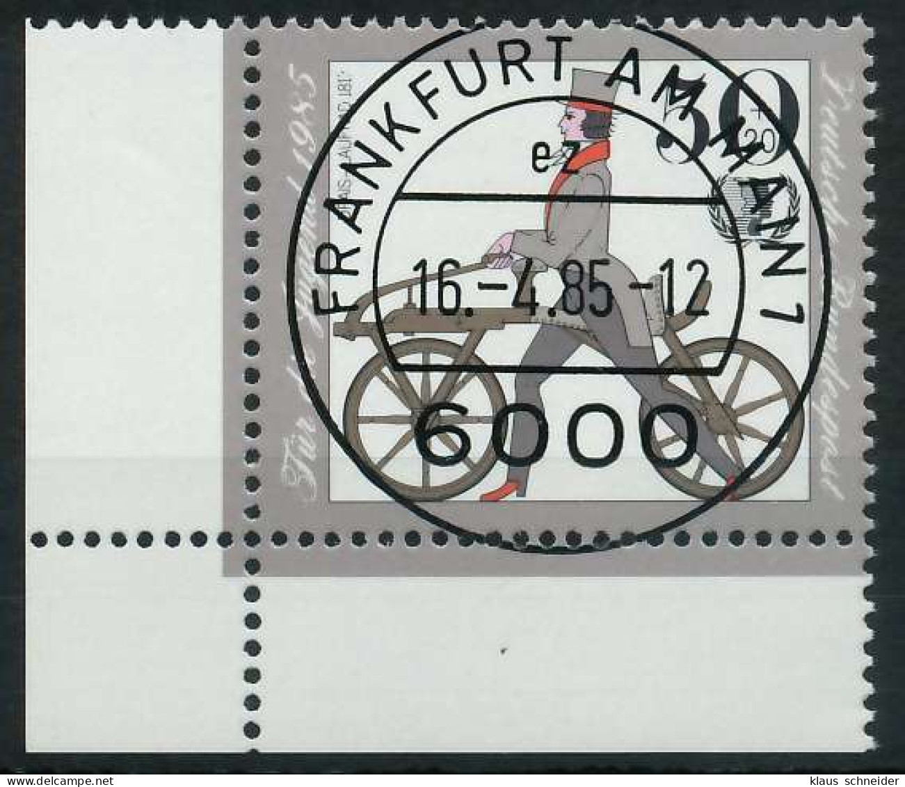 BRD 1985 Nr 1242 Zentrisch Gestempelt ECKE-ULI X85491E - Used Stamps