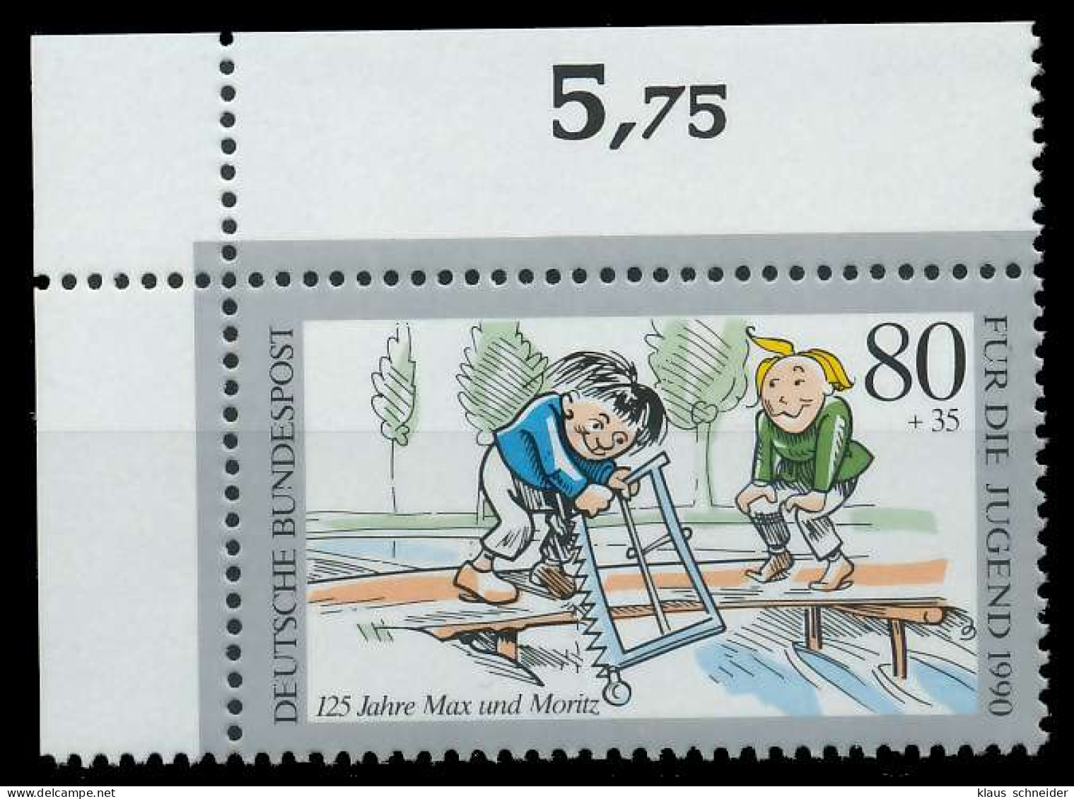 BRD 1990 Nr 1457 Postfrisch ECKE-OLI S75DE6E - Unused Stamps