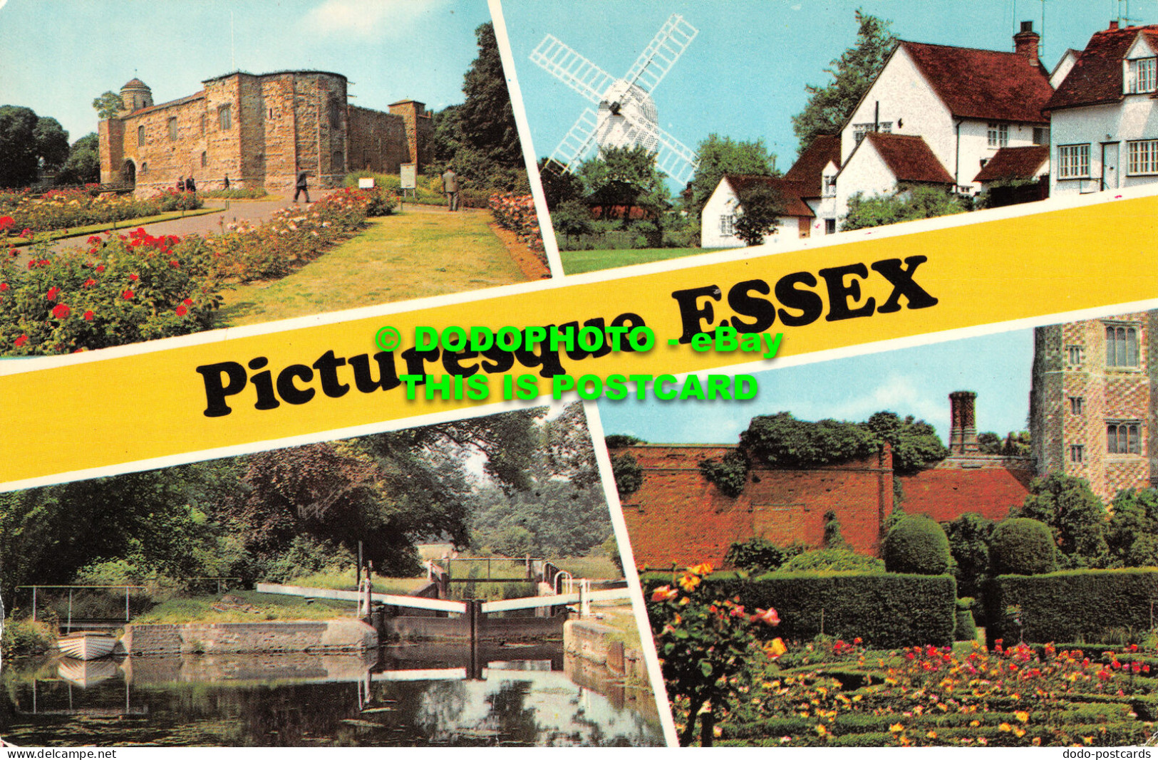 R522153 Picturesque Essex. The Castle. Colchester. View From The Bridge. Harlow. - Monde