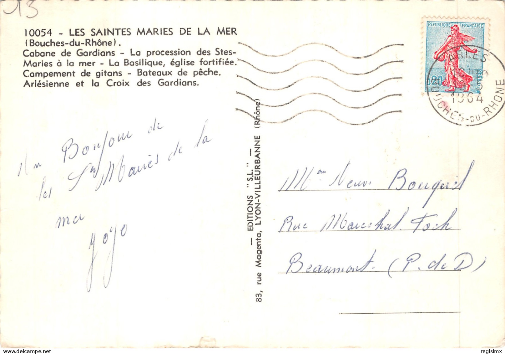13-LES SAINTES MARIES DE LA MER-N°525-D/0327 - Saintes Maries De La Mer