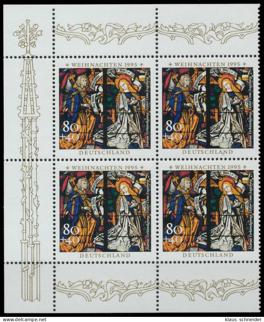 BRD 1995 Nr 1831 Postfrisch VIERERBLOCK ECKE-OLI S7BF79A - Unused Stamps