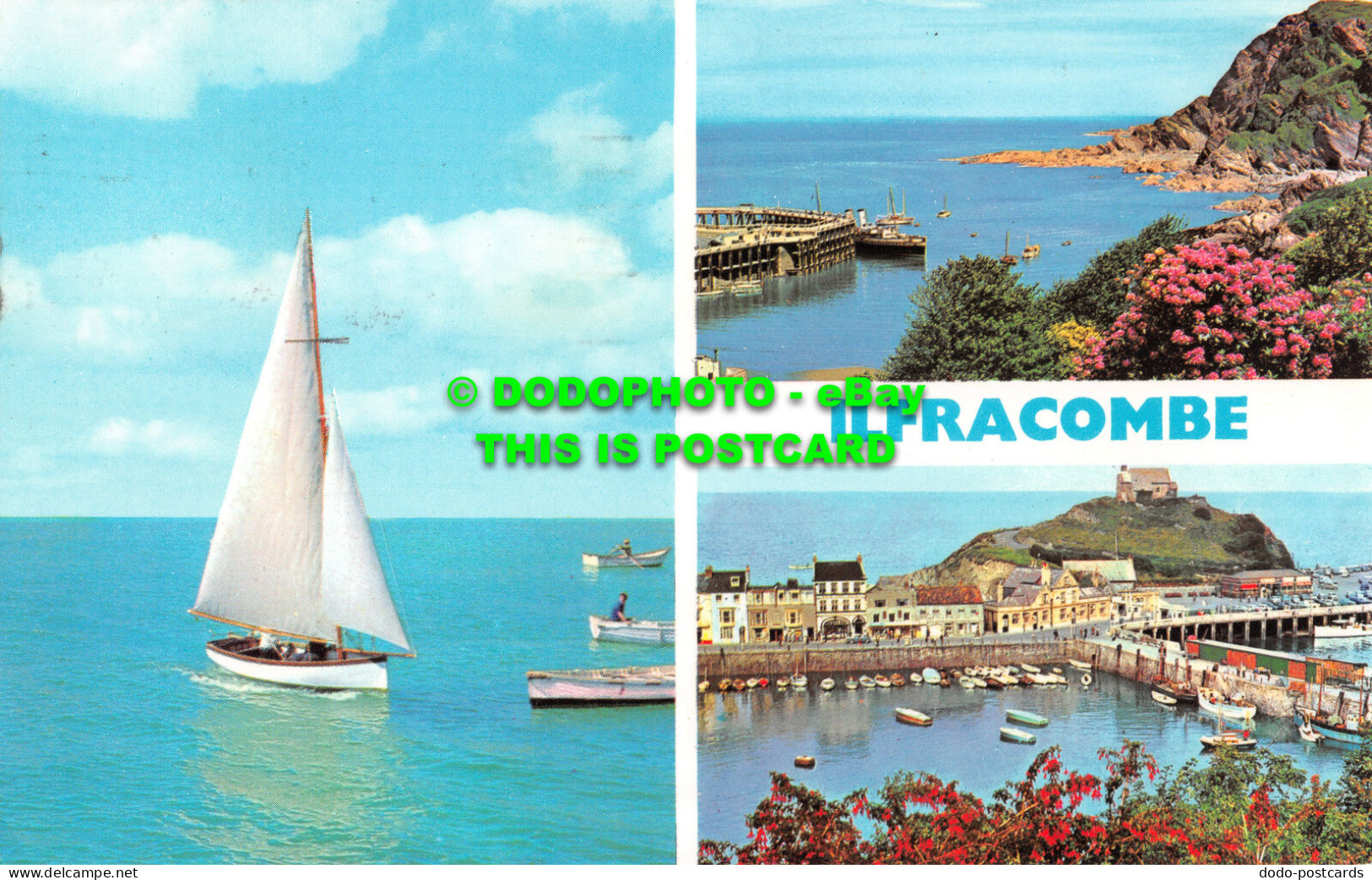 R522164 Ilfracombe. Yachting. Outer Harbour. Inner Harbour. E. T. W. Dennis. Pho - Monde