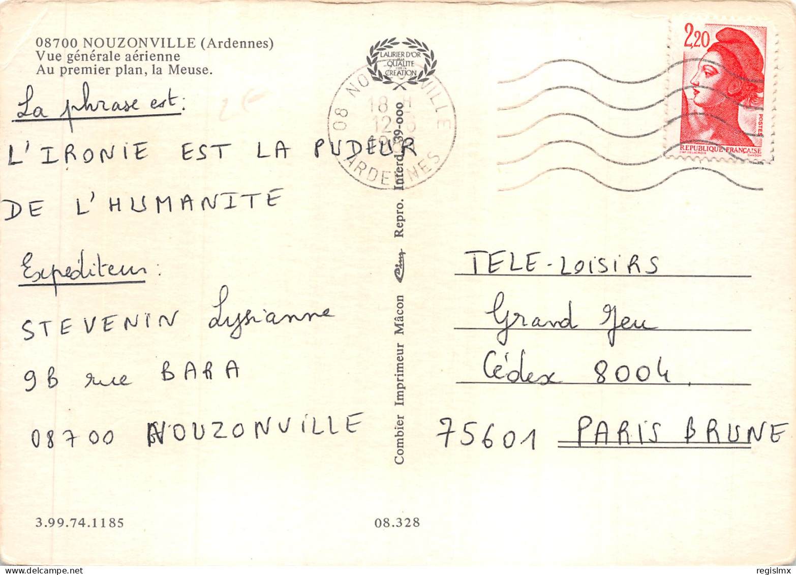 08-NOUZONVILLE-N°525-B/0327 - Other & Unclassified