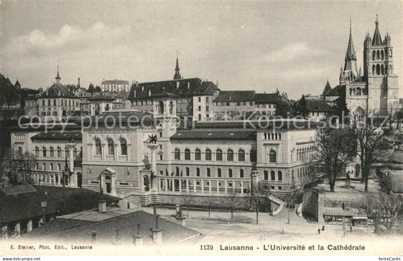 13306911 Lausanne VD Université Et La Cathedrale Lausanne VD - Sonstige & Ohne Zuordnung