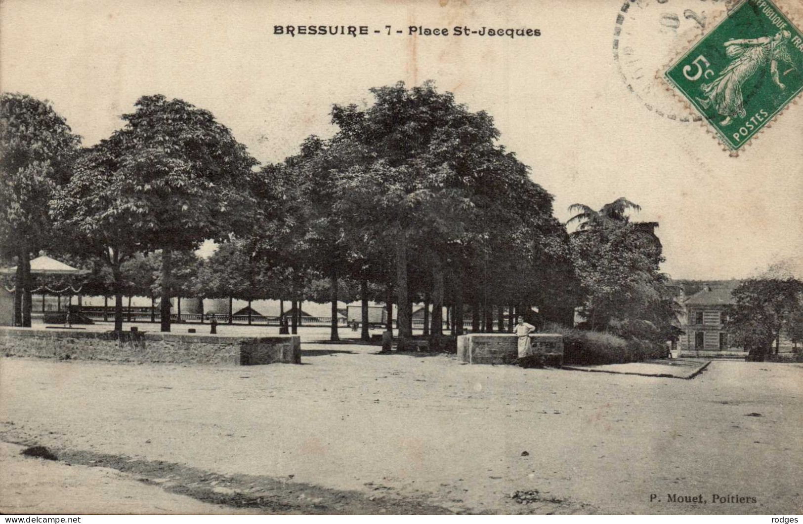 79 , Cpa  BRESSUIRE , 7 , Place St Jacques (14576.V24) - Bressuire