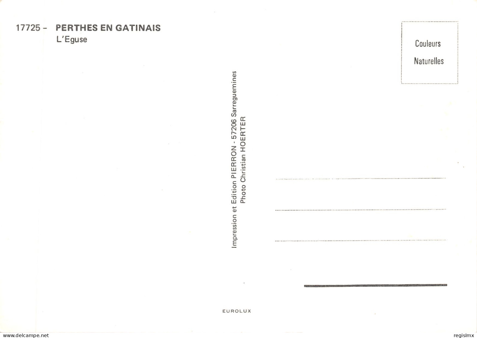 17-PERTHES EN GATINAIS-N°526-B/0297 - Autres & Non Classés