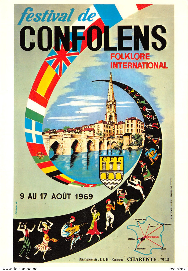 16-CONFOLENS-FESTIVAL INTERNATIONAL DE FOLKLORE-N°526-B/0157 - Confolens