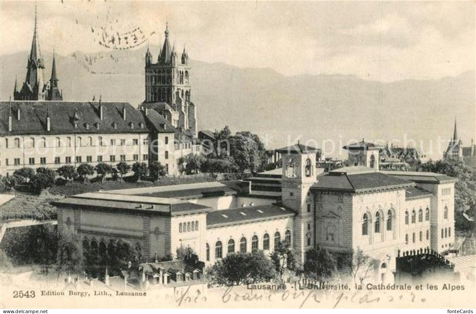 13306881 Lausanne VD Université Cathedrale Et Les Alpes Lausanne VD - Sonstige & Ohne Zuordnung