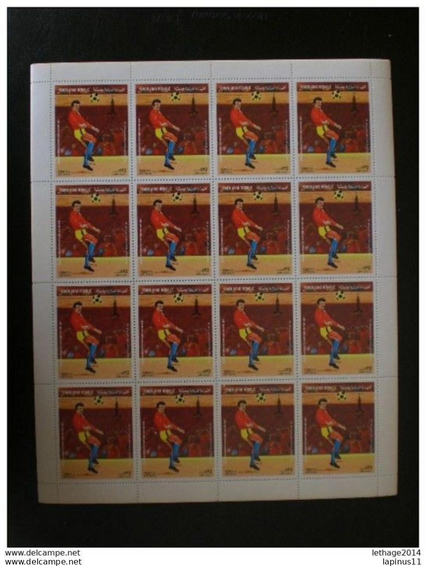 Yemen 16 Complete Mint Set Never Hinged .1982 Tribute You Fly The Olympic Games In 1980. - Yemen