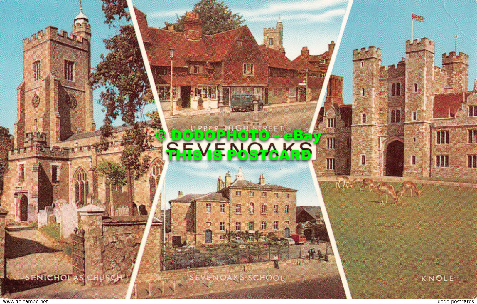 R522376 Sevenoaks. Knole. Sevenoaks School. St. Nicholas Church. J. Salmon. Came - Welt