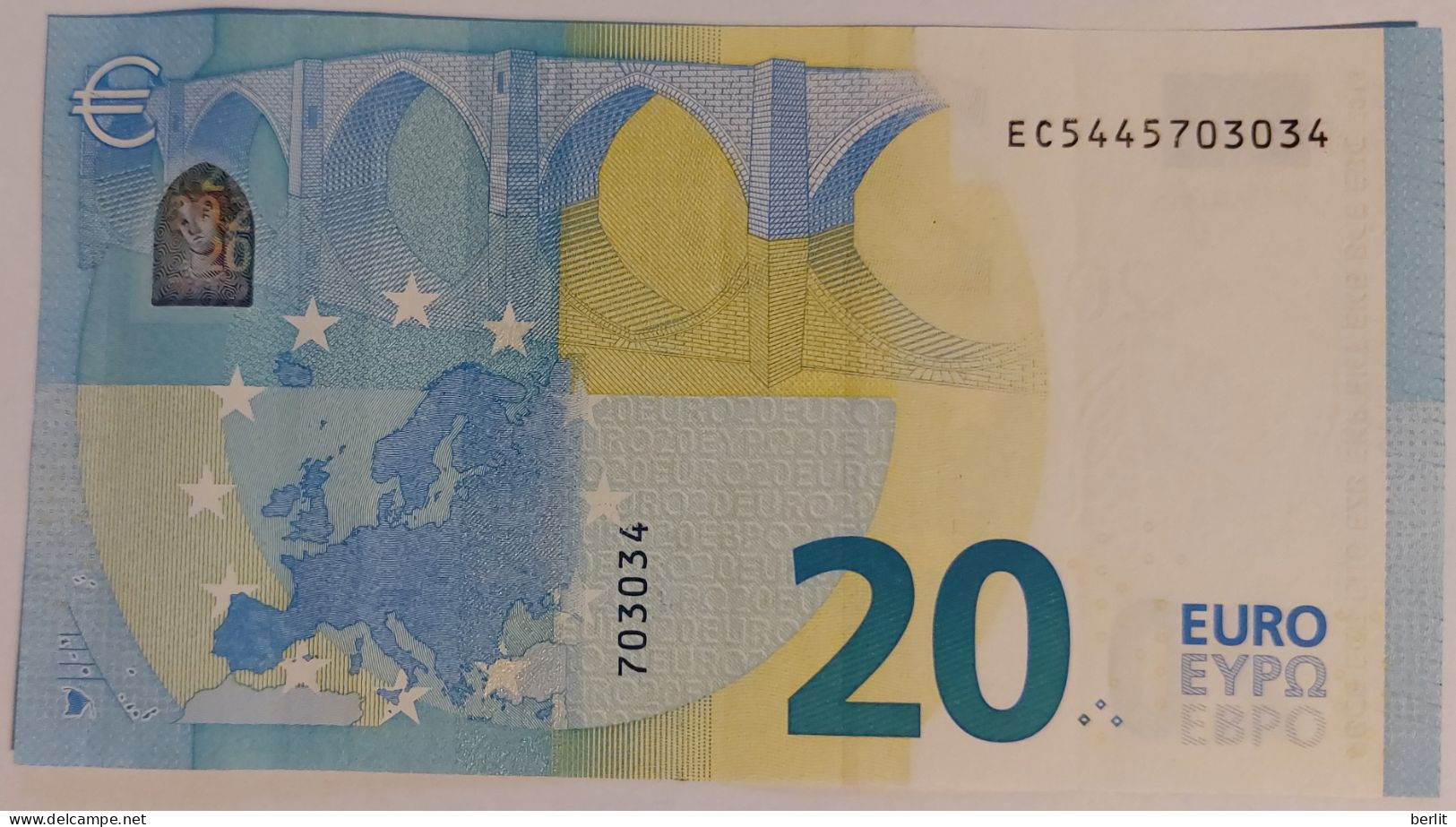 20 EURO 2015 DRAGHI E004H4 - 20 Euro