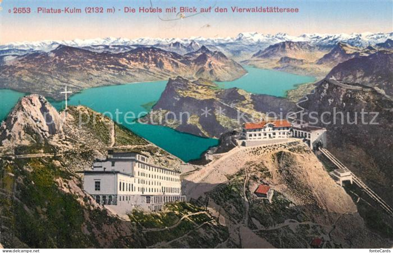 13306848 Pilatus Kulm Hotels Mit Blick Auf Vierwaldstaettersee Pilatus Kulm - Autres & Non Classés