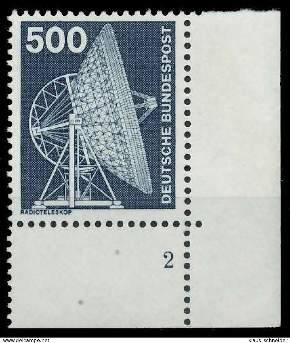 BRD DS INDUSTRIE U. TECHNIK Nr 859 Postfrisch FORMNUMME X92BF7A - Unused Stamps