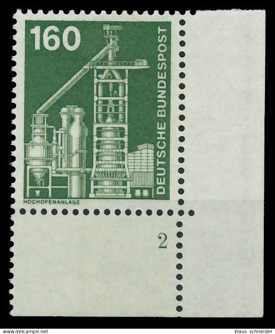 BRD DS INDUSTRIE U. TECHNIK Nr 857 Postfrisch FORMNUMME X92BFEA - Unused Stamps