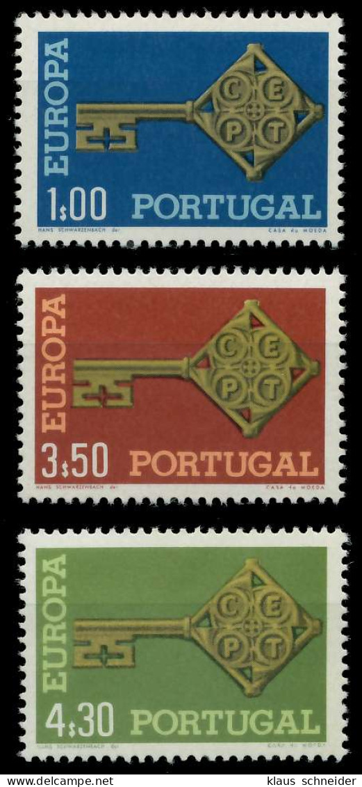 PORTUGAL 1968 Nr 1051-1053 Postfrisch X9D1882 - Neufs