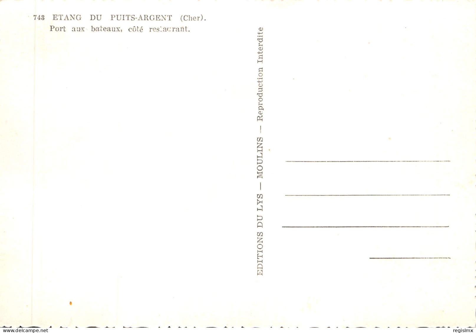 18-ETANG DU PUITS D ARGENT-N°526-D/0047 - Sonstige & Ohne Zuordnung