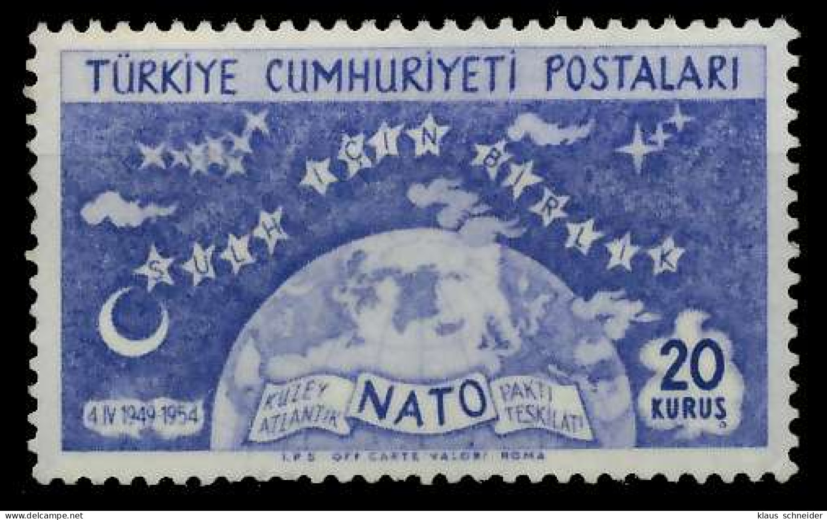 TÜRKEI 1954 Nr 1389 Postfrisch X05FB26 - Ungebraucht