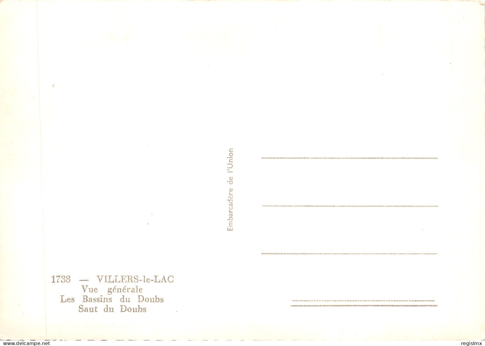 25-VILLERS LE LAC-N°527-C/0193 - Other & Unclassified